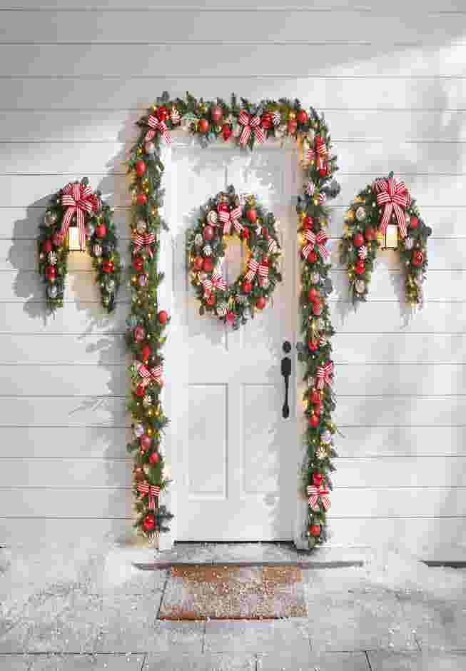 6' Pre-Lit Christmas Cheer Garland image number 1