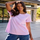 Plus Size Cotton Ultimate Crewneck Tee image number null