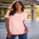 Plus Size Cotton Ultimate Crewneck Tee image number null