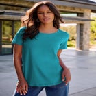 Plus Size Cotton Ultimate Crewneck Tee image number 0
