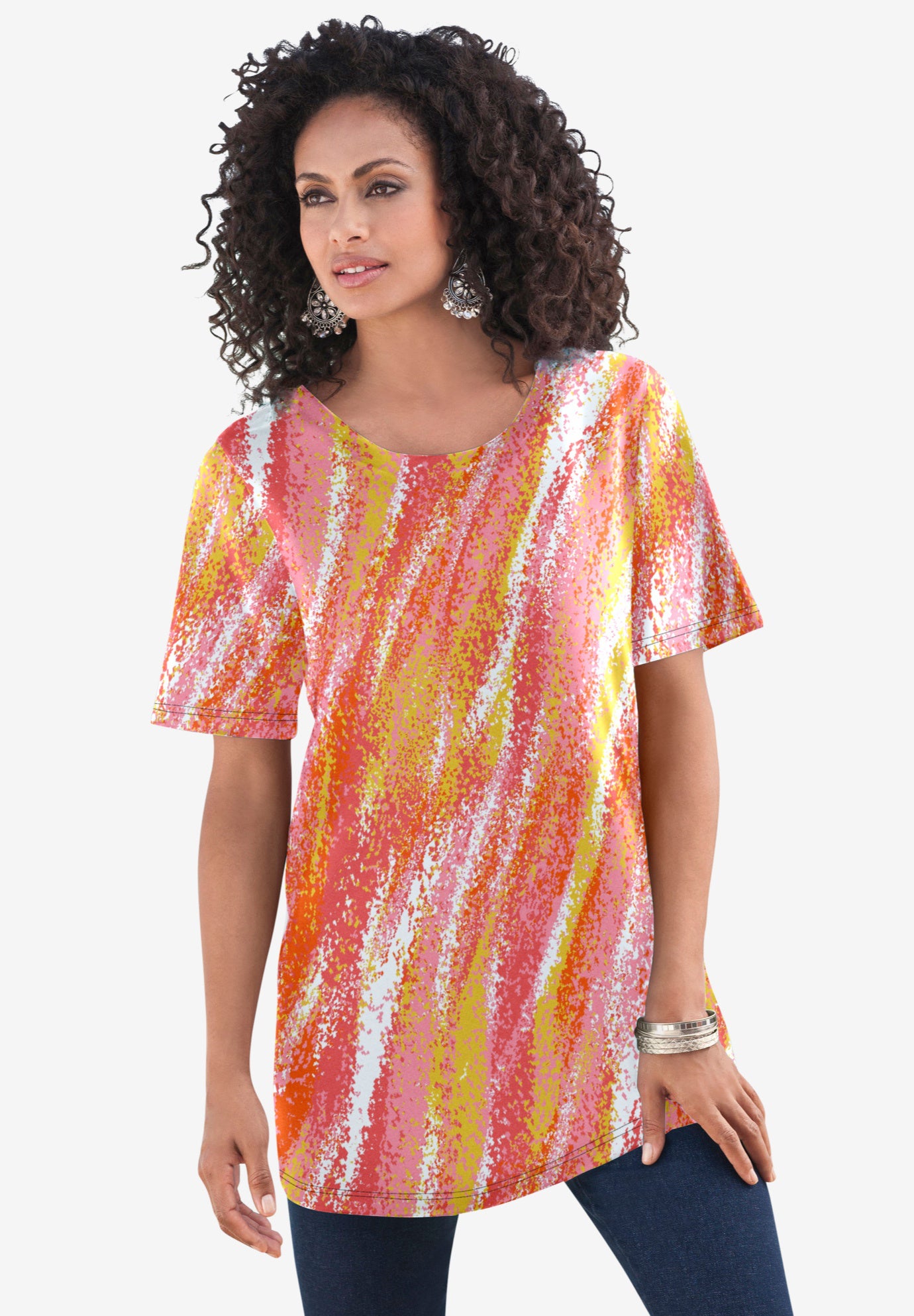 Plus Size Cotton Ultimate Crewneck Tee image number 0