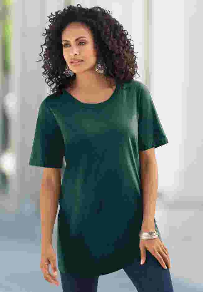Plus Size Cotton Ultimate Crewneck Tee image number 0