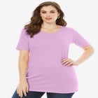 Plus Size Cotton Ultimate Crewneck Tee image number null