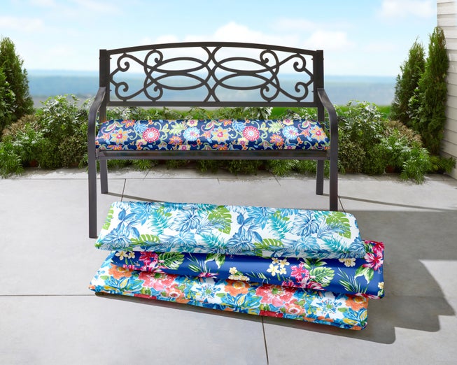 Steel Garden Bench image number 1