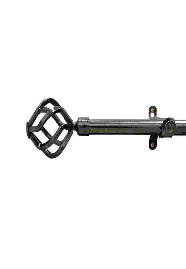 Carerra Curtain Rod and Finial Set image number 1