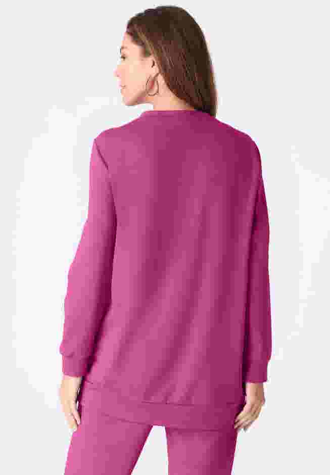 Comfort+ Fleece Printed Sweatshirt image number 1