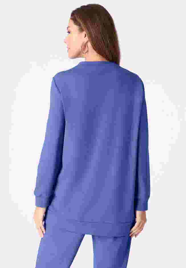 Comfort+ Fleece Printed Sweatshirt image number 1