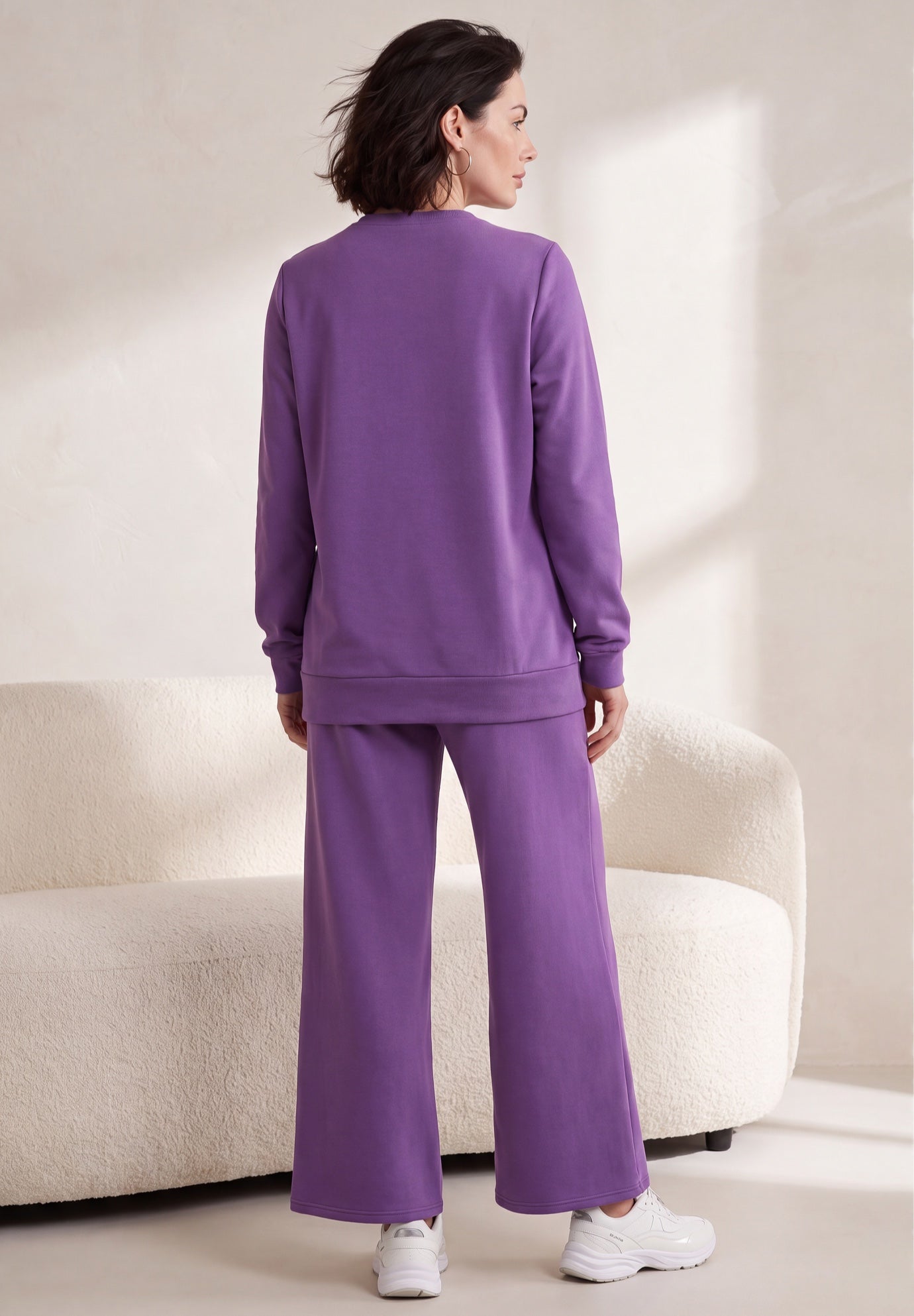 Comfort+ Fleece Printed Sweatshirt image number 1