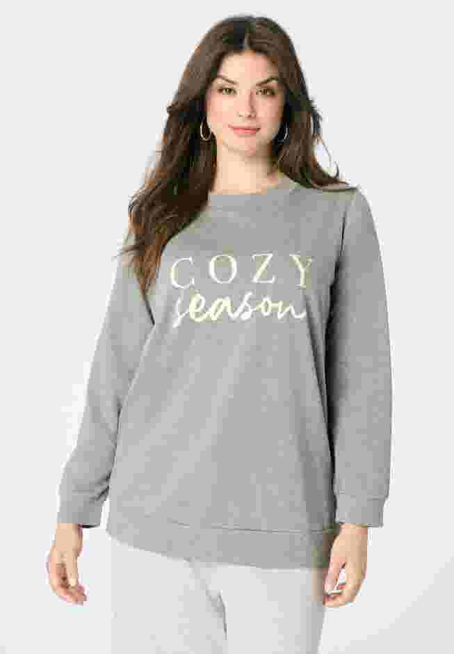 Comfort+ Fleece Printed Sweatshirt image number 0