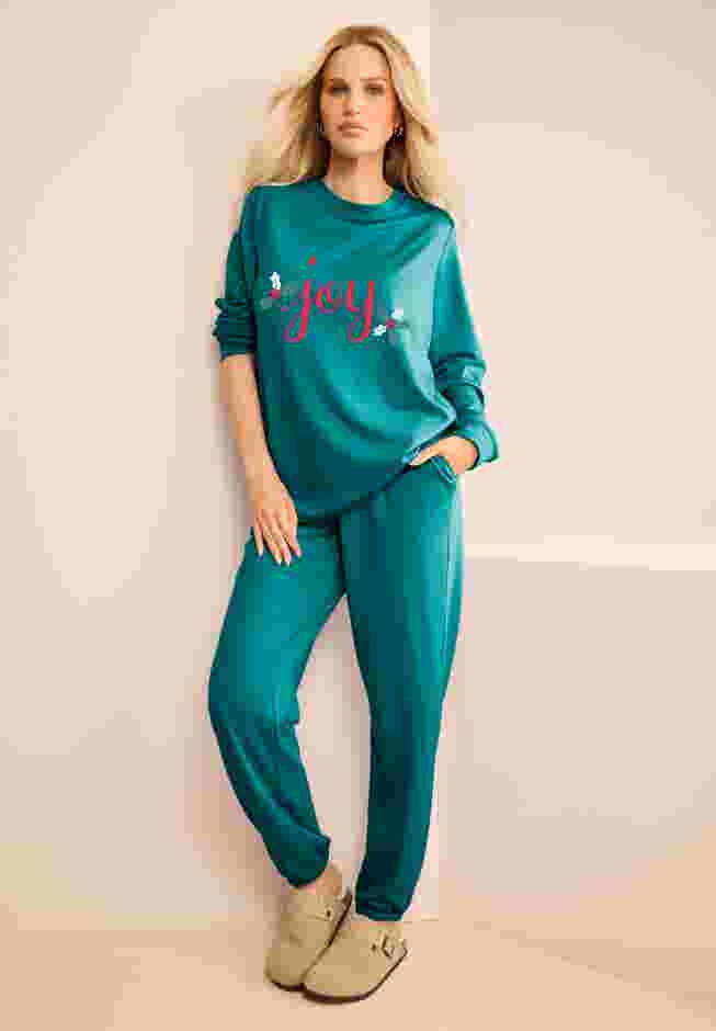 Comfort+ Fleece Printed Sweatshirt image number 0