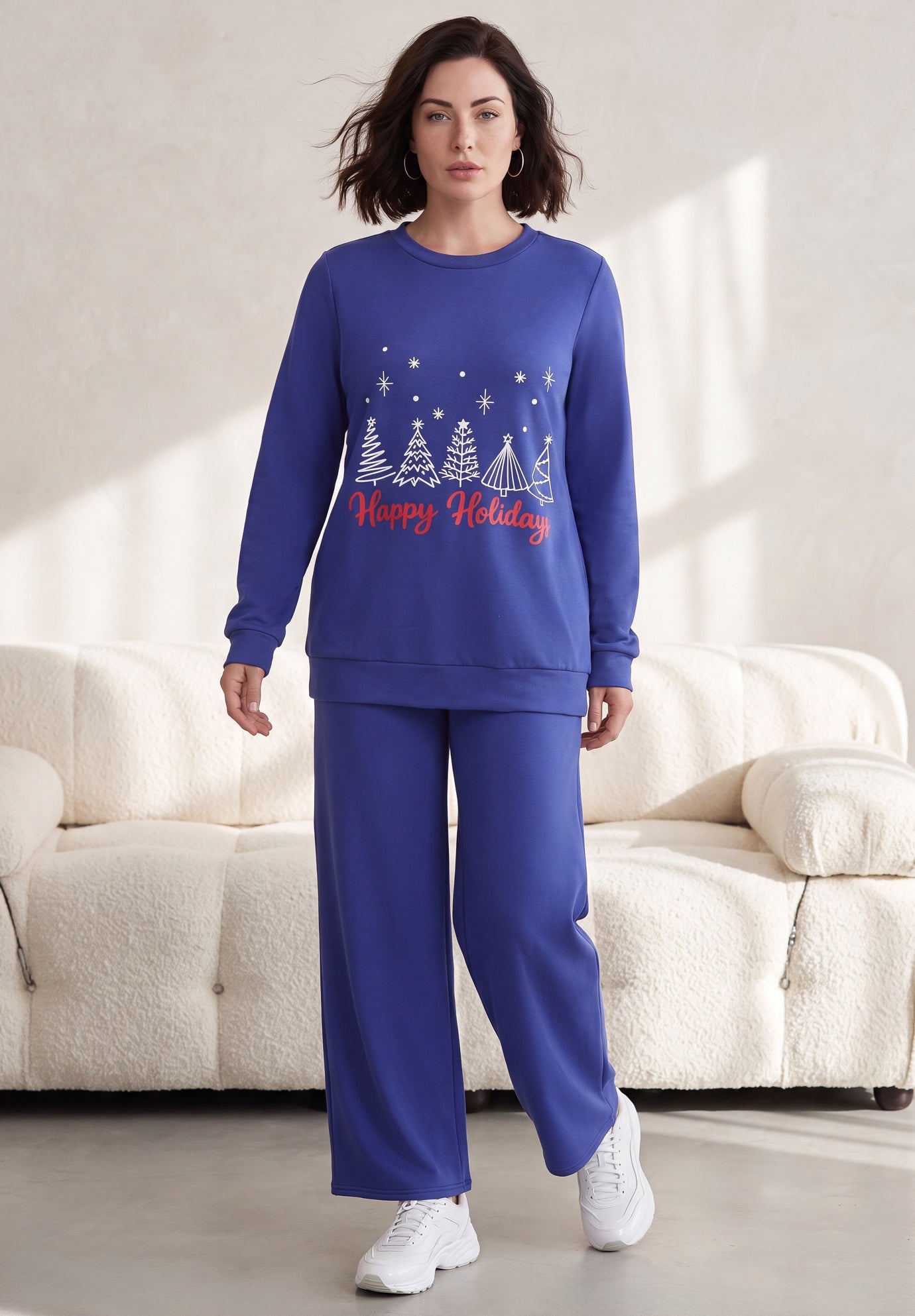 Comfort+ Fleece Printed Sweatshirt image number 0