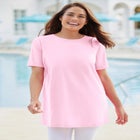 Perfect Printed Crewneck Tunic image number null