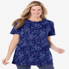 Perfect Printed Crewneck Tunic image number null