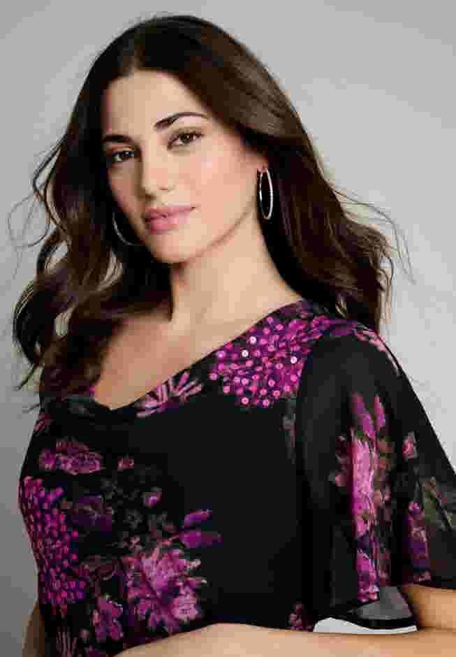 Floral Sequin Dress image number 3