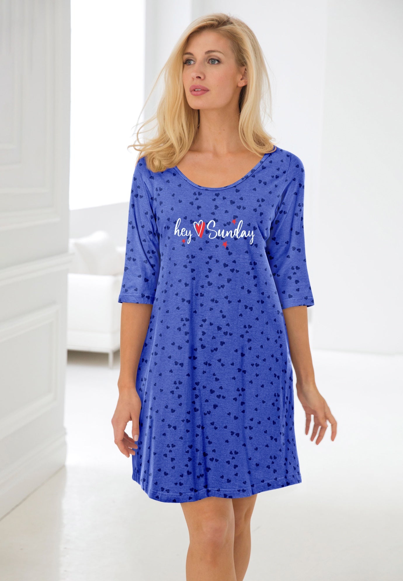 Avenue Body Three-Quarter Sleeve Sleepshirt image number 0