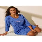 Three-Quarter Sleeve Sleepshirt image number null