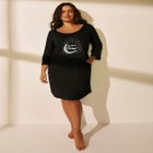 Three-Quarter Sleeve Sleepshirt image number null