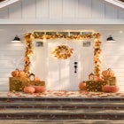 24" Pre-Lit Harvest Daisy Wreath image number null