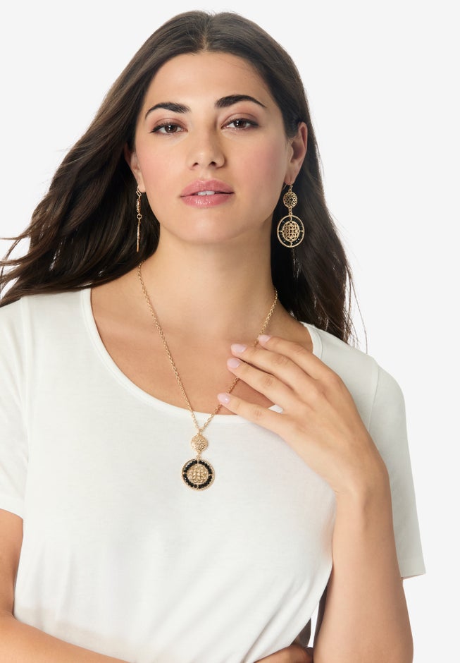 Earring and Necklace Set image number null
