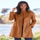 Three-Quarter Leather Jacket image number null