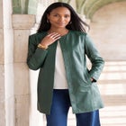 Three-Quarter Leather Jacket image number null