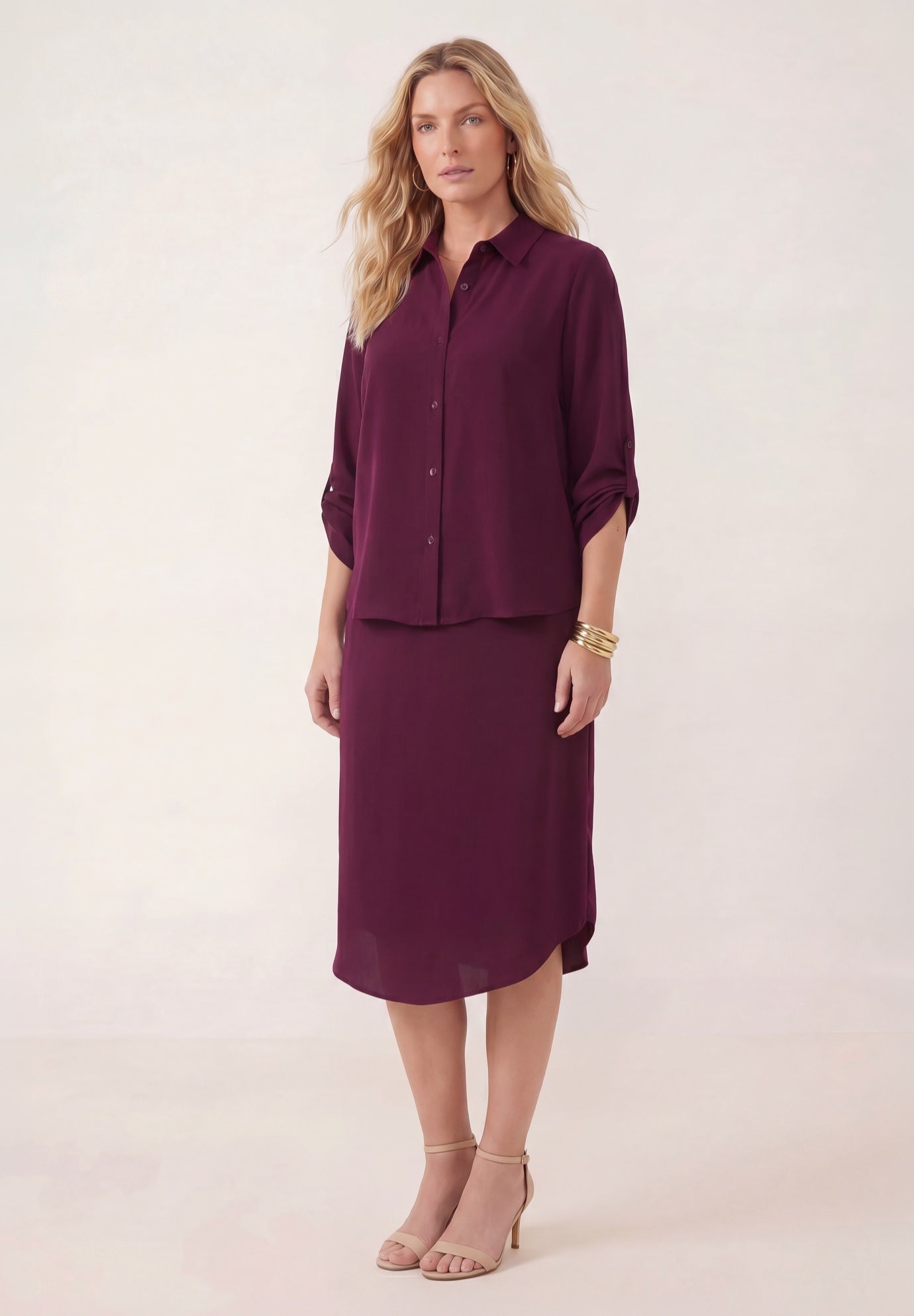 Roll Tab Jacket Dress image number 0