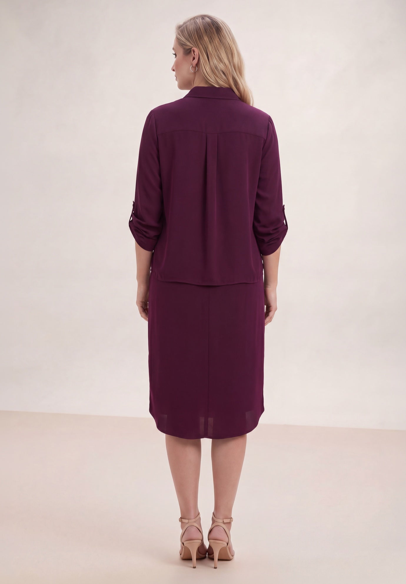 Roll Tab Jacket Dress image number 1
