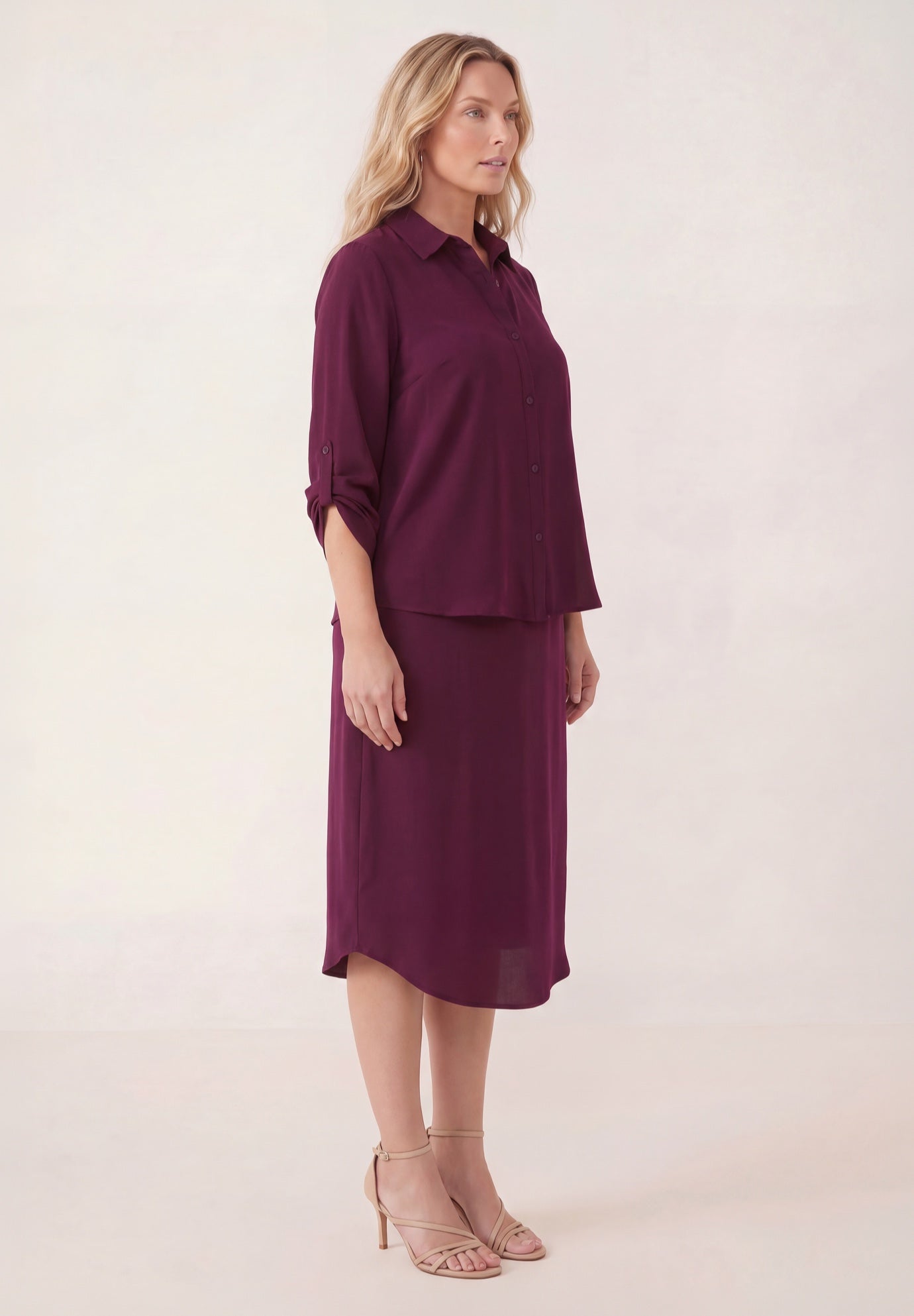 Roll Tab Jacket Dress image number 2