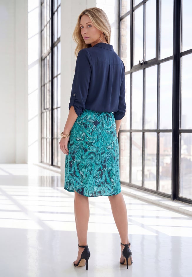 Roll Tab Jacket Dress image number 1