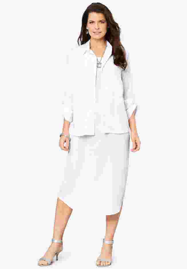 Roll Tab Jacket Dress image number 0
