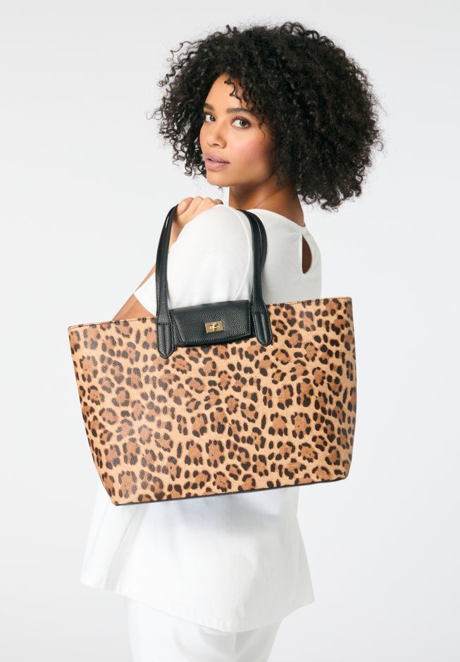 Animal Print Tote Bag image number null