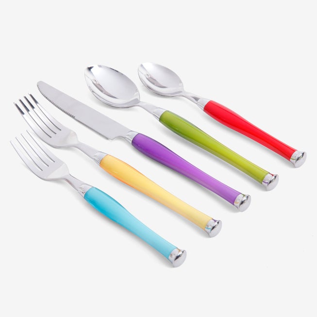 20 Pc. Santoro Assorted Flatware Set image number null