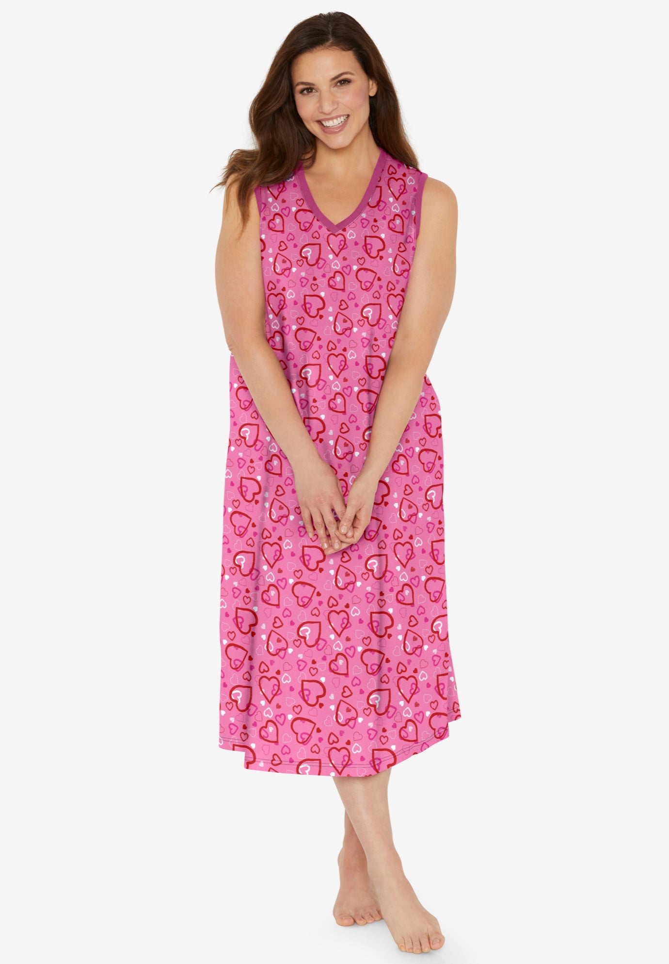 Long Sleeveless Sleepshirt image number 4