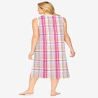 Long Sleeveless Sleepshirt image number null