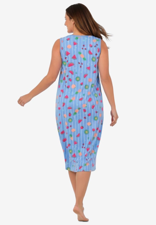 Long Sleeveless Sleepshirt image number 1