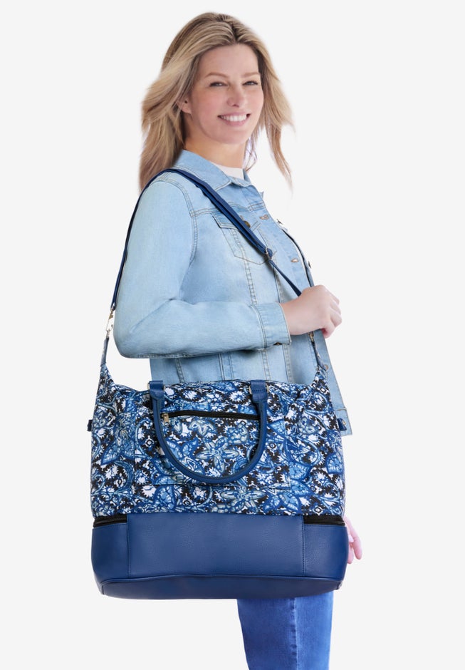 Large Tote With Shoe Compartment image number null