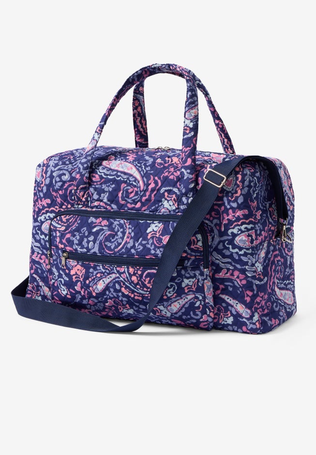 2-Piece Large Quilted Tote & Garment Bag image number null
