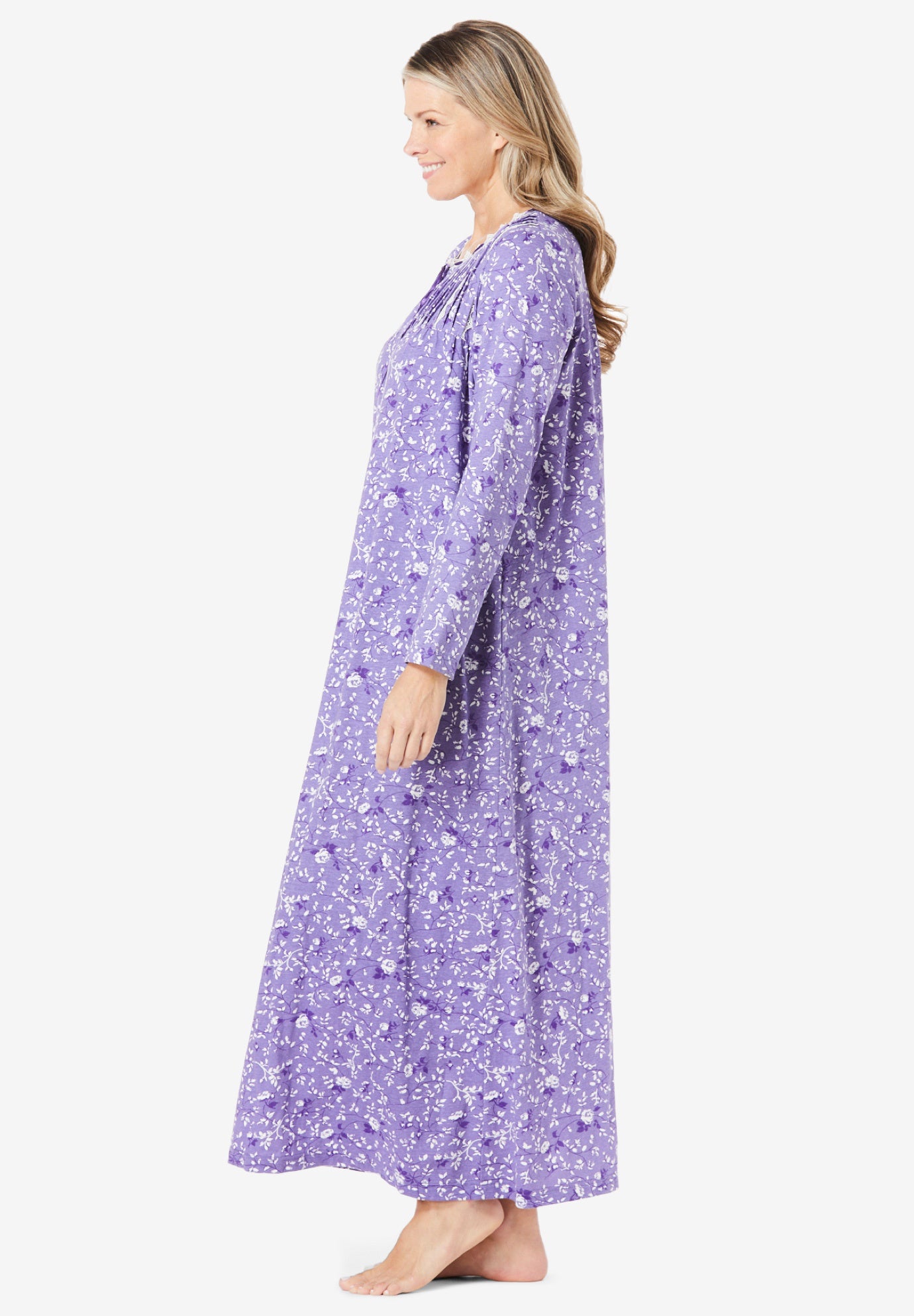 Floral Knit Gown  image number 2