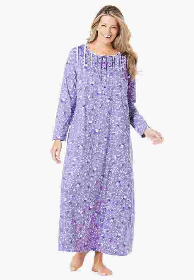 Floral Knit Gown  image number 0