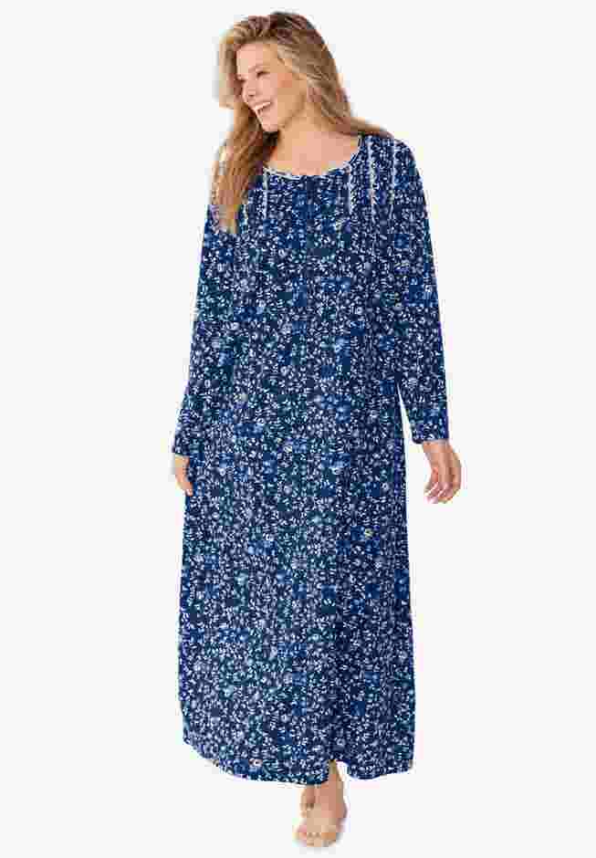 Floral Knit Gown  image number 0