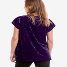 Crushed Velour Tee image number null