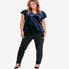 Crushed Velour Tee image number null