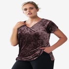 Crushed Velour Tee image number null