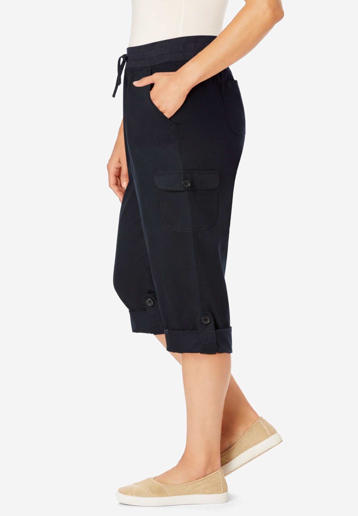 Convertible Length Cargo Capri/Bermuda image number 2