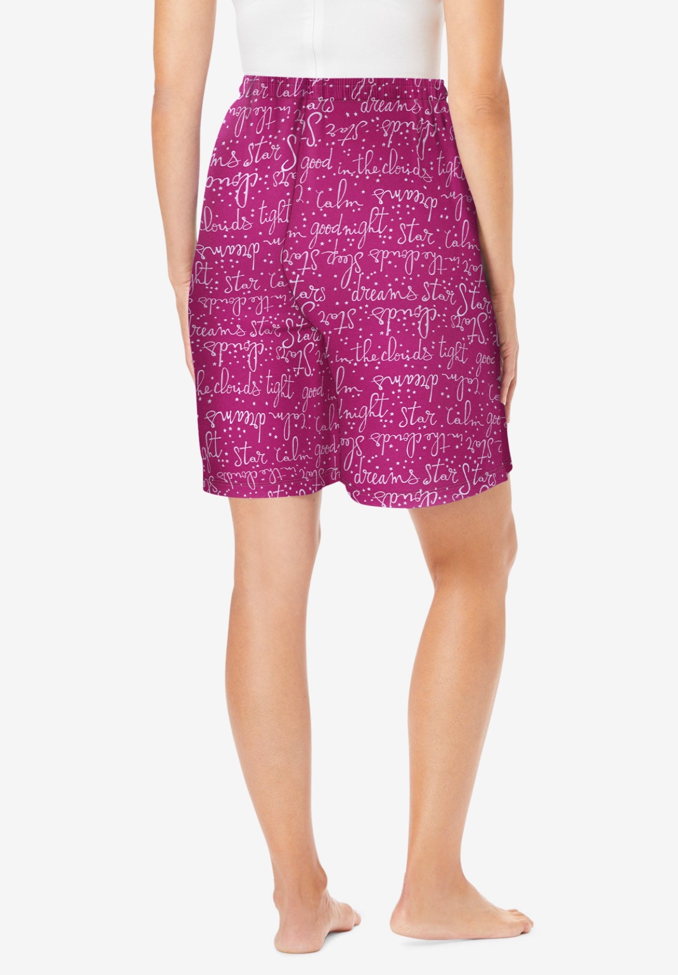 Print Pajama Shorts image number 1