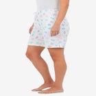 Print Pajama Shorts image number null