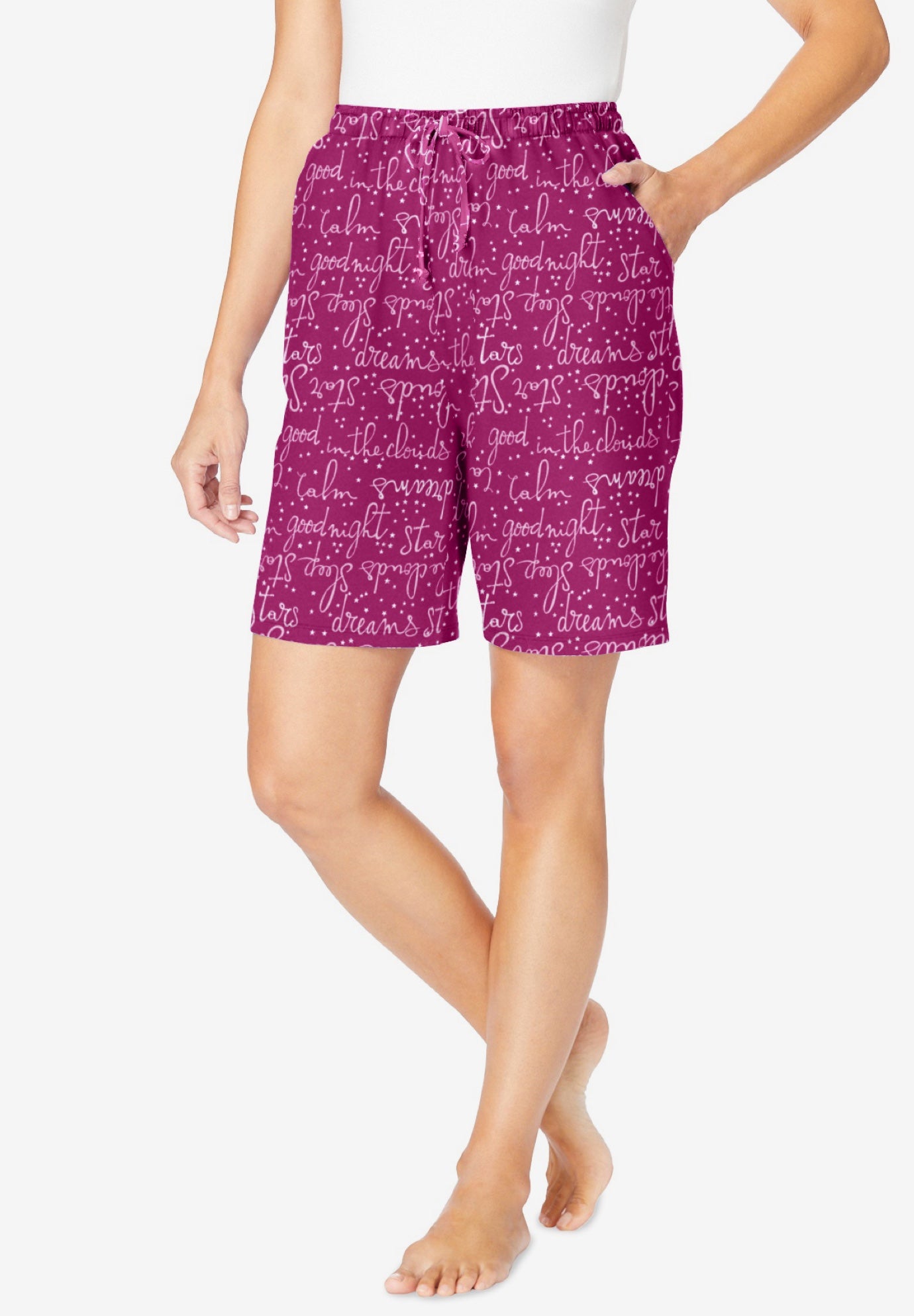 Print Pajama Shorts image number 0