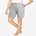 Print Pajama Shorts image number null