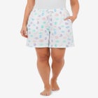 Print Pajama Shorts image number null