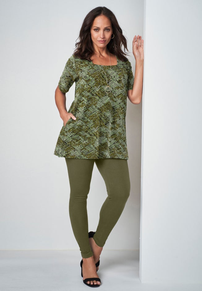 Everyday Stretch Cotton Legging image number 1